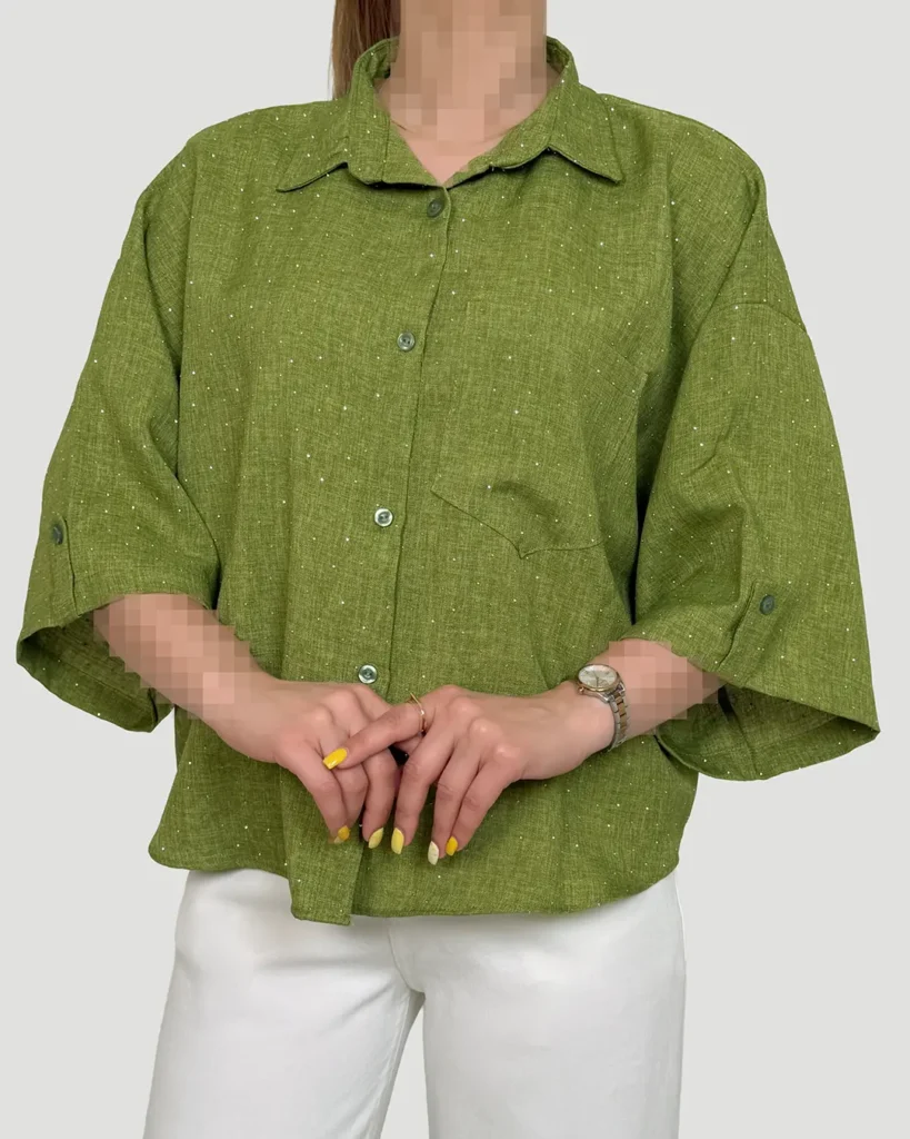 شومیز نگین دار