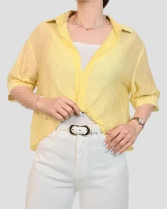 شومیز دو پی ساده نگین دار