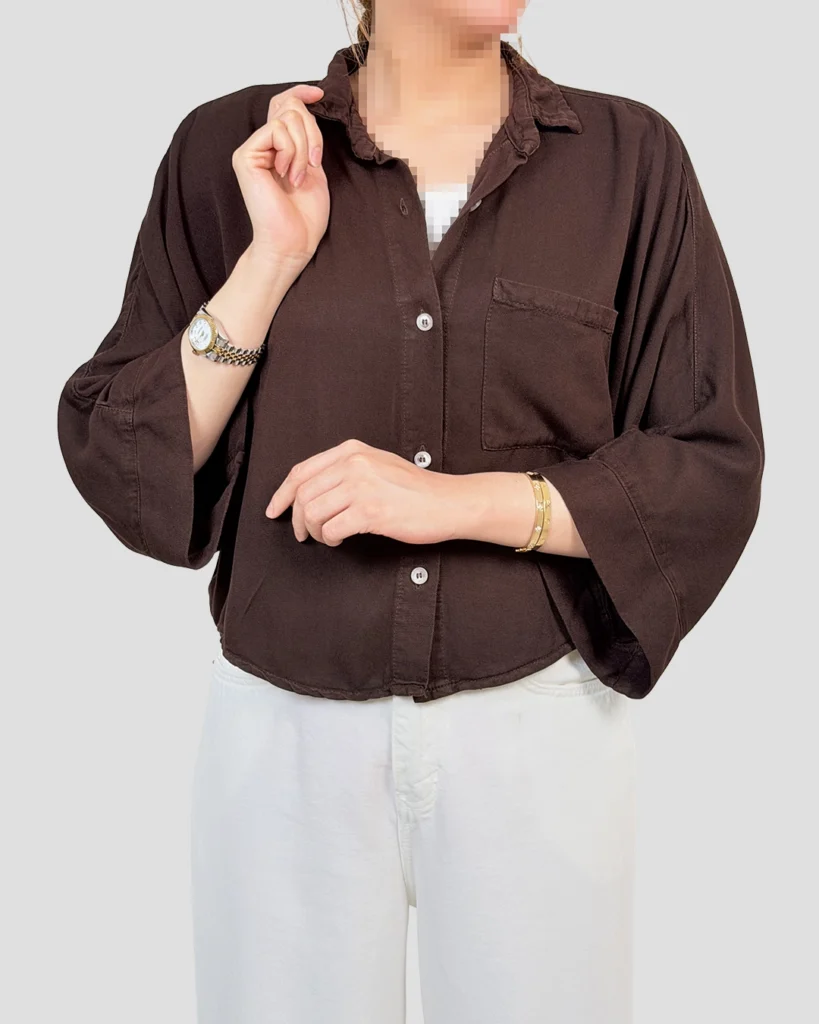 شومیز سیلک باکسی