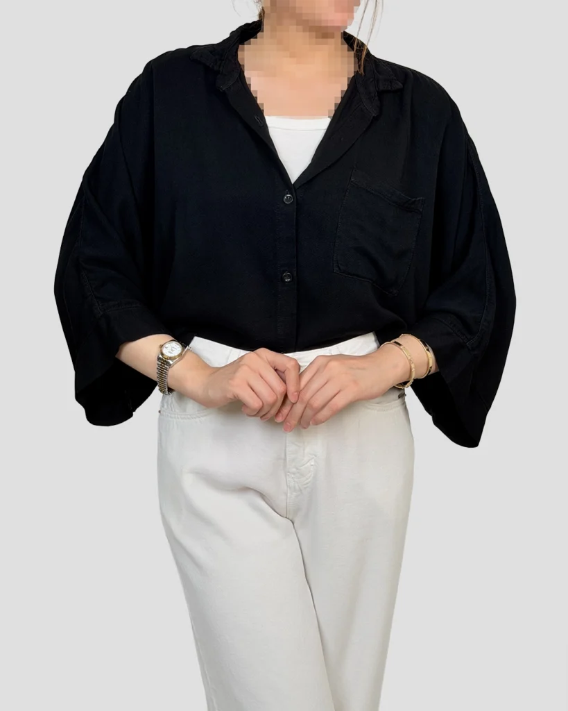 شومیز سیلک باکسی